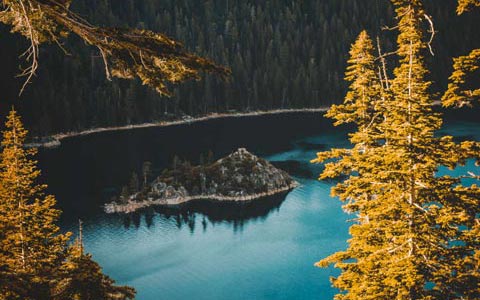 Lake Tahoe Fannette Island